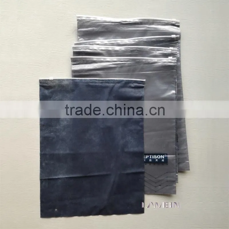 Air holed nylon cloth packaging bag for old man clothes
