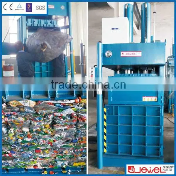 Powerful force hydraulic baler machine for hard plastic, rubber, carton, sponge