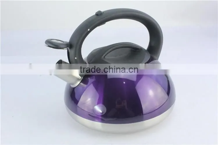 Durable colorful tea pot water kettle whistling tea kettle stainless steel jug