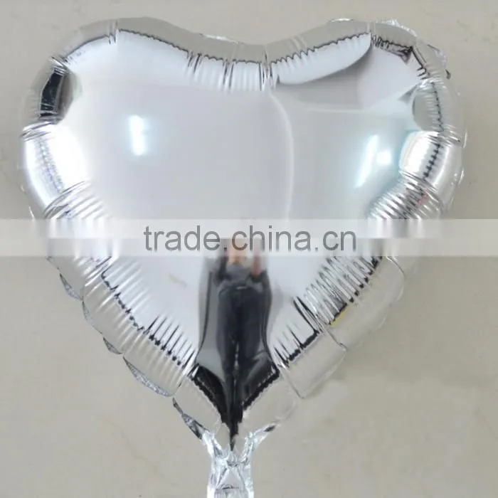 Wholesale 18Inch Heart Shape Foil Balloon For Wedding Decoration