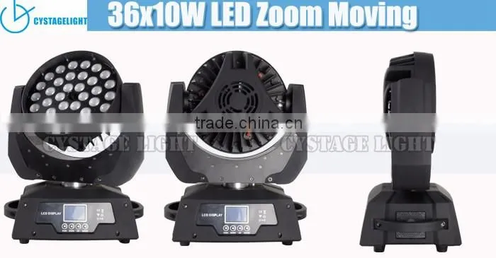 Led Disco Effect Light 36X10W Moving Head Wash