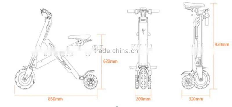 Mini electric bike;two wheel electric vehicle;electric personal transport vehicle