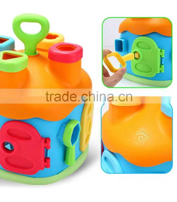 Kids building blocks educational plastic play house toy