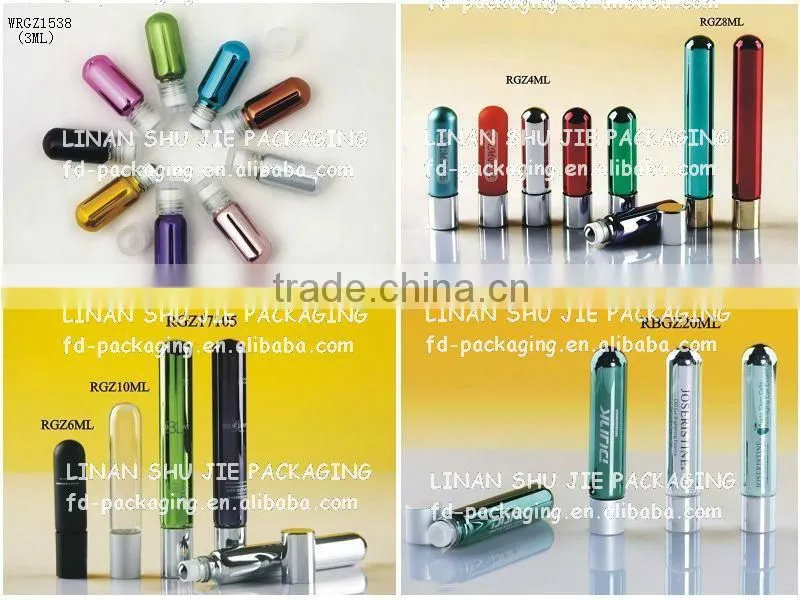 3-20ML roll on glas bottle with round bottom for perfume