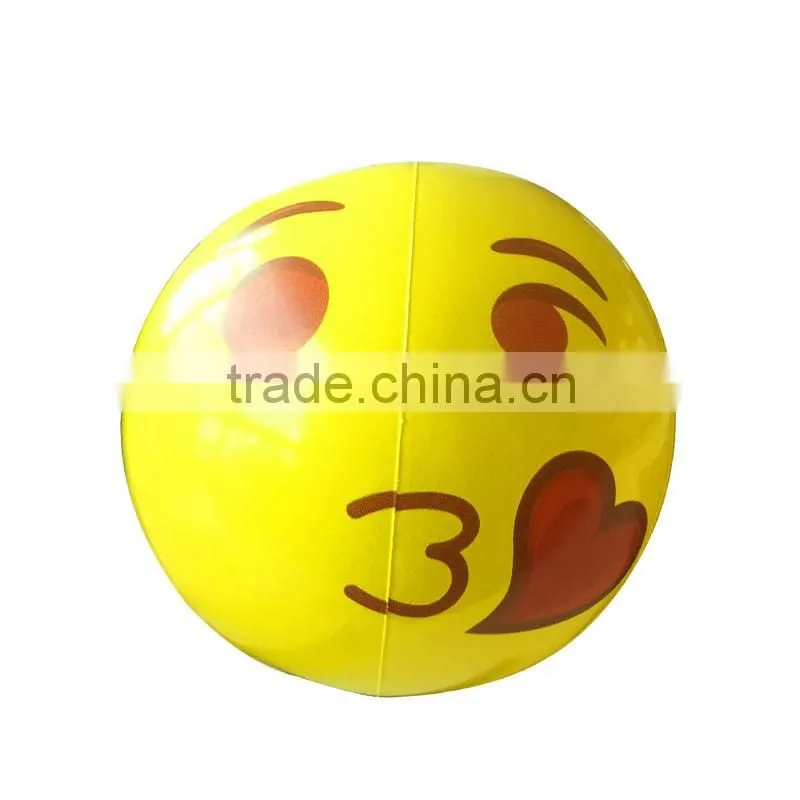 2016 Summer Hollow Emoji Inflatable Beach Balls