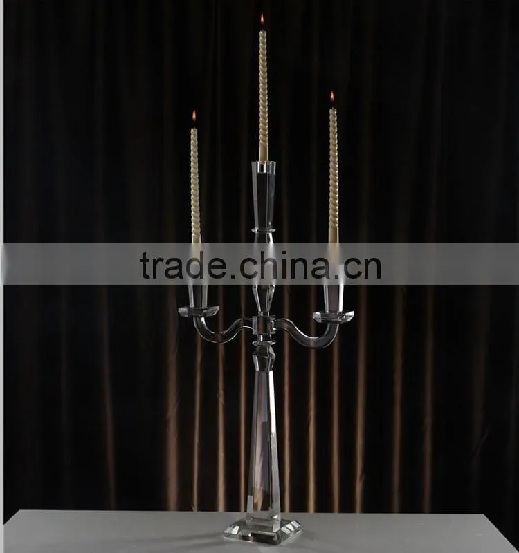 2016 special shape wedding crystal candelabra wholesale on sale