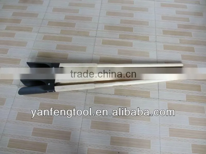 Hot post hole digger with wooden hand(high quality)