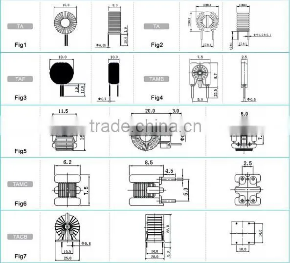 200uh power inductor bobbin/inductor price