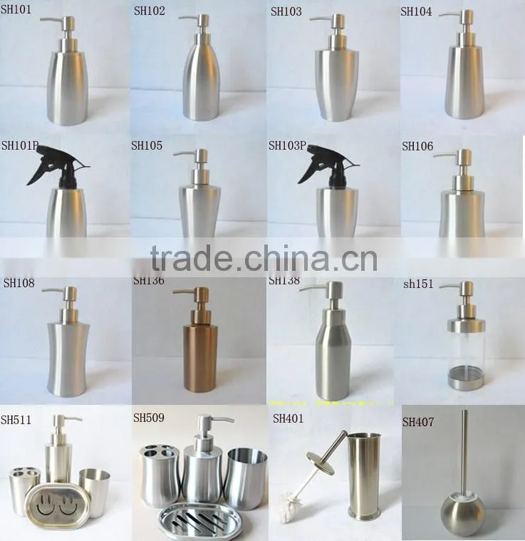 Wholesale hot sell 4 Piece Stainless Steel Bathroom Set