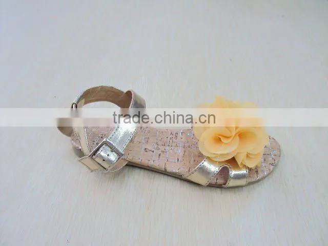 Fashionable style flower upper PU sandal(2012)