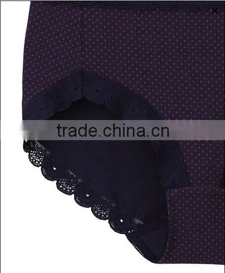hot sell ladies underwear soft high waist cotton briefs