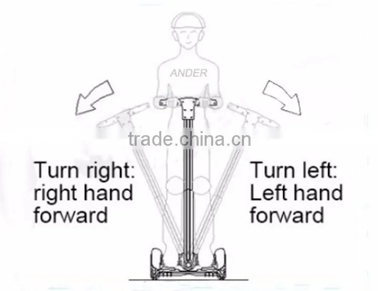 New Model Adjustable Height Handle Self Balance Scooter Electric