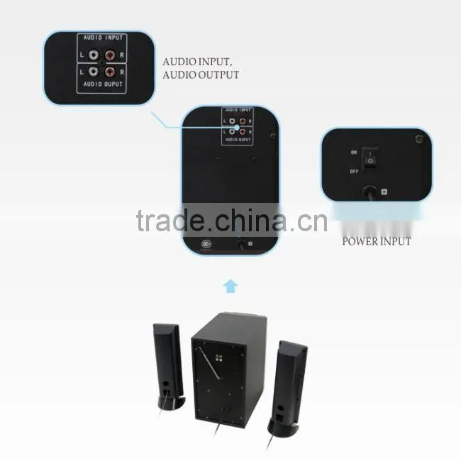 2014 new classic hifi 6.5 inch subwoofer round luxury bluetooth speaker made in China