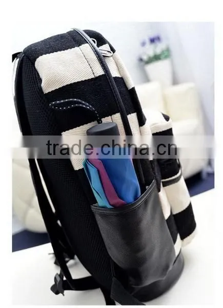Korean Style Fashion Canvas Backpack for Girl