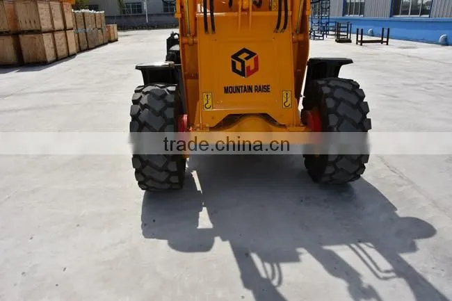 Made in China Earthmoving Mini Wheel Loader With Various Attachments