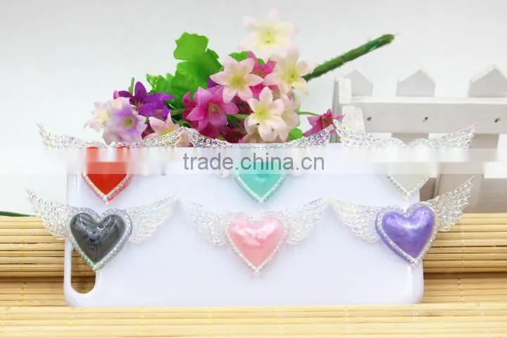 flatback resin shining butterflies for hair resin cabochons rein crafts for kids hair phone accessaries