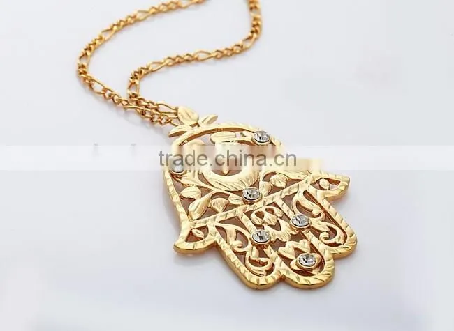 Fashion accessories fatima married necklace hamsa necklace