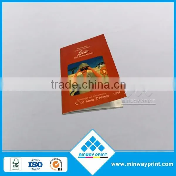 2016 Custom catalog softcover full color book for advertising