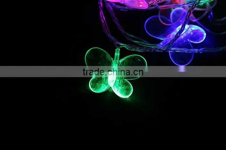 YQ48 Beautiful butterfly led lights string christmas lighting