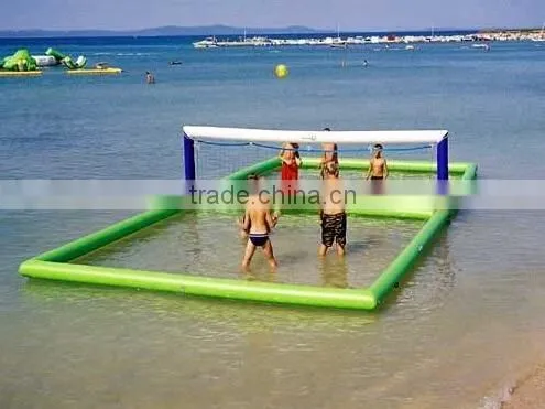 Inflatable games inflatable water volleyball court