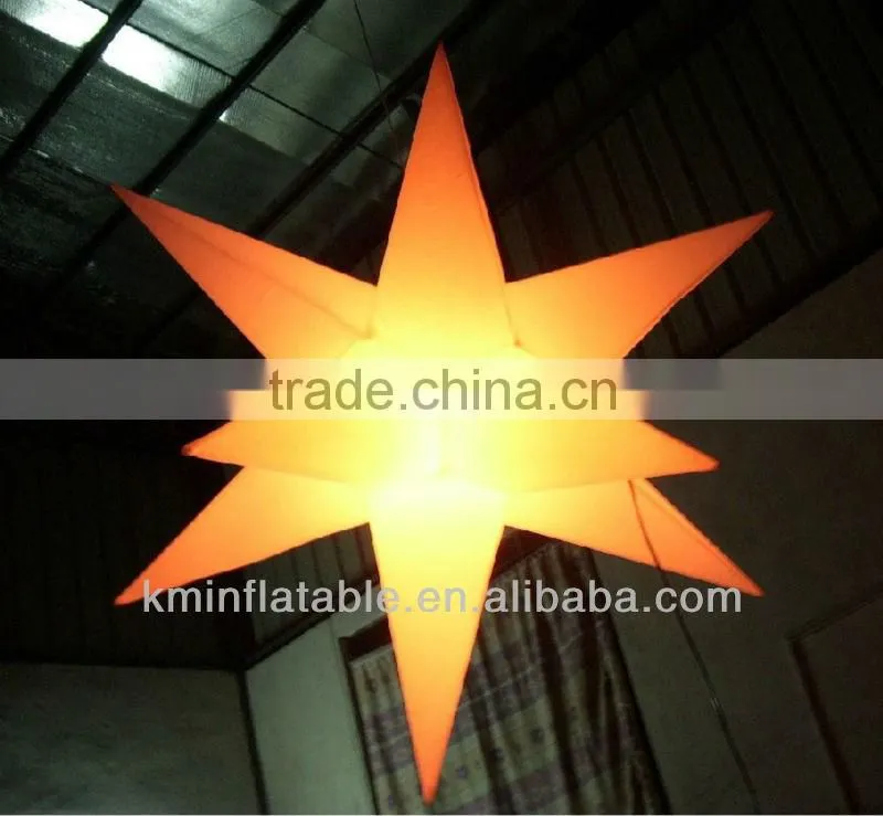 inflatable star with led