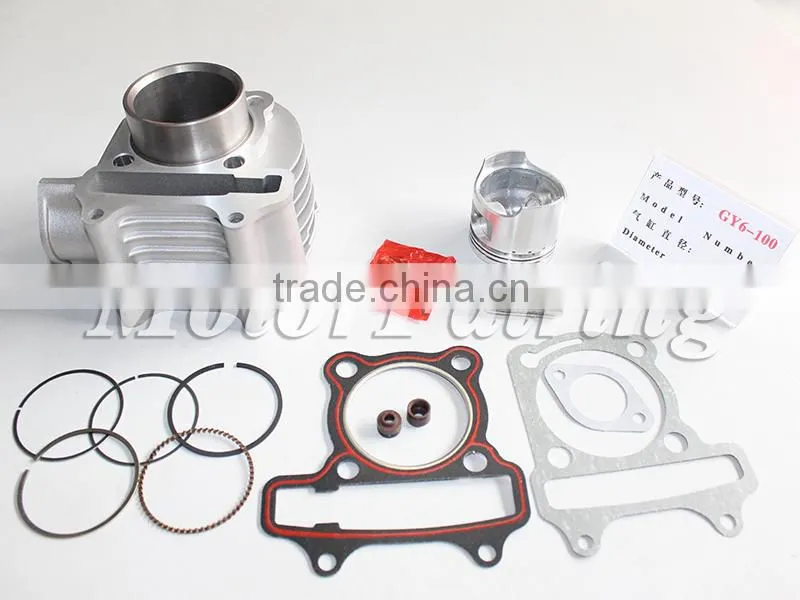 Motorcycle engine part Cylinder Kits for GY6-100 KYMCO100 50mm Aluminum Alloy