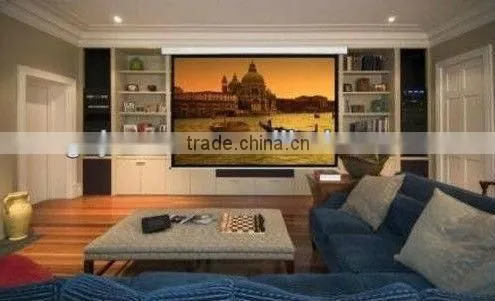 Manual wall projection screen matte white screen