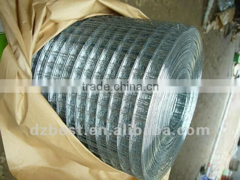Galvanized welded wire mesh fence