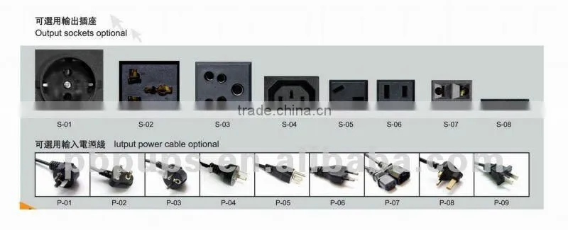 must solar 0.8 power factor ,high frequency online tower 1k-3k ups, LED/LCD display selectable