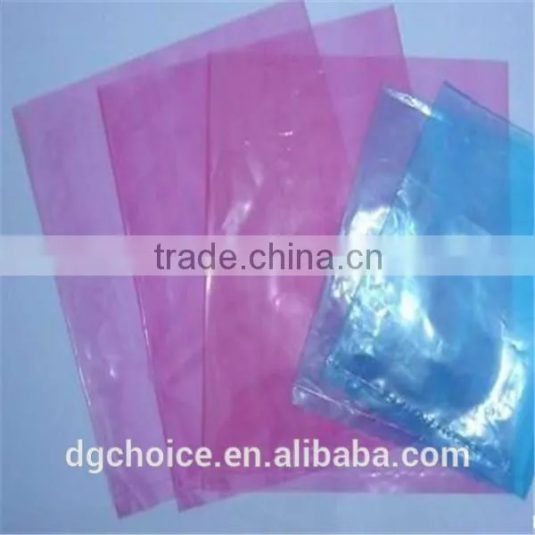 Custom printed eco-friendly hdpe material plastic flat bag