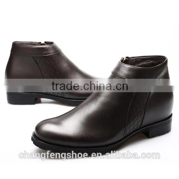 brand factory shoes genuine leather men boots