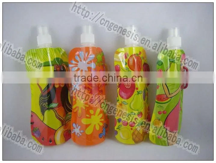 Eco-friendly folding water bottle