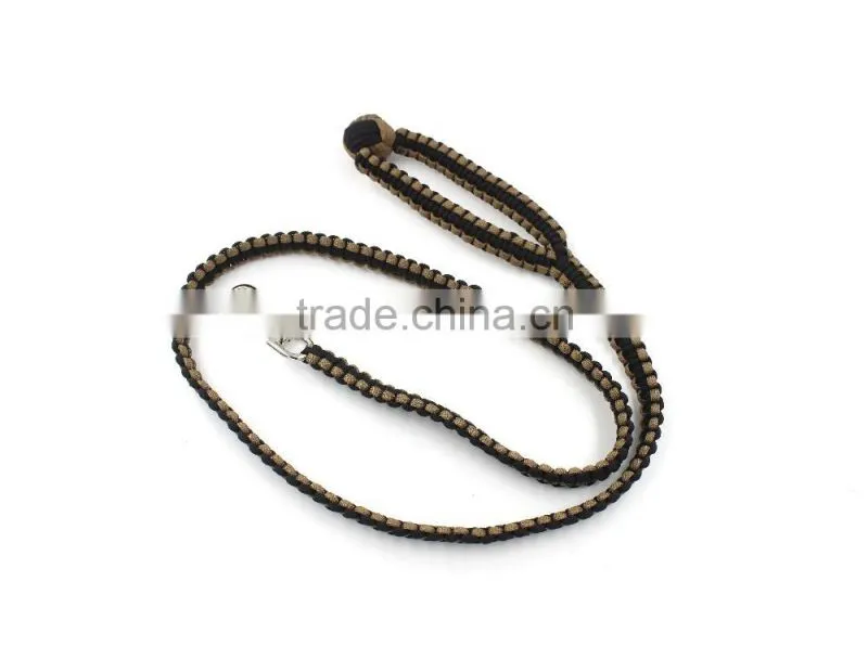 Paracord dog leash with ball, Monkey fist dog leash