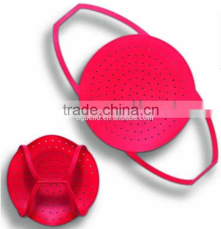 FDA & LFGB Silicone Steamer Portable Food Steamer for Sale