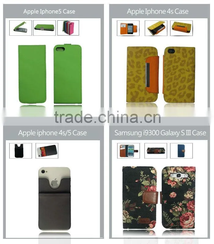 Fashion Universal Magnetic Flip Leather Case for 5 inch Tablet PC