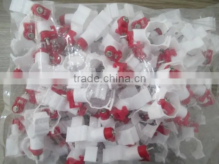 2016 New Type Plastic Poultry Water Nipples For Round Tube PP