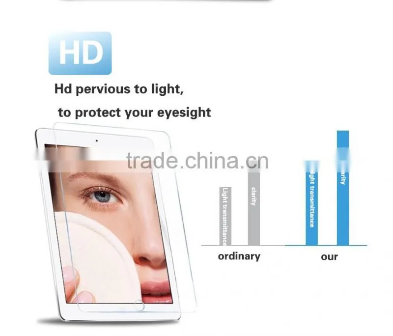 9H tempered glass screen film for ipad Air tempered glass protective film