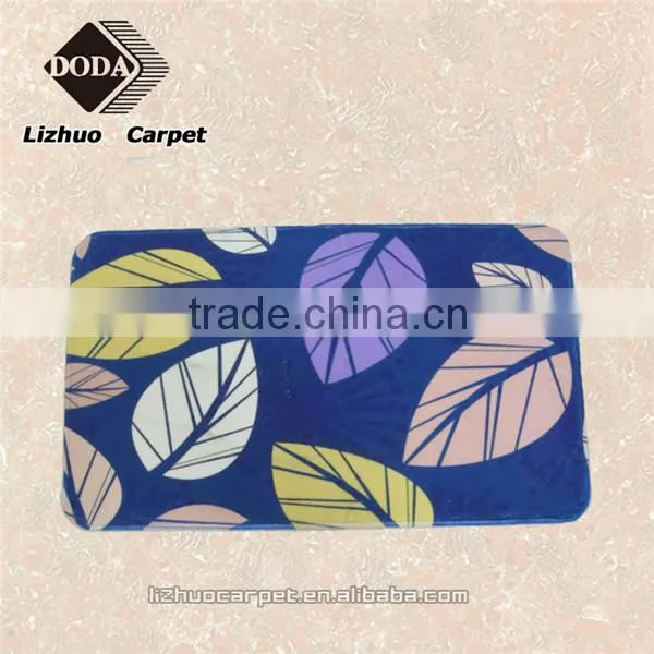 Cheap Newest Cheap Decorative painting non slip modern toilet bath mat set