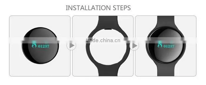 high quality H8 heart smart bracelet Bluetooth 4.0 Heart Rate Monitor Anti-lost reminder
