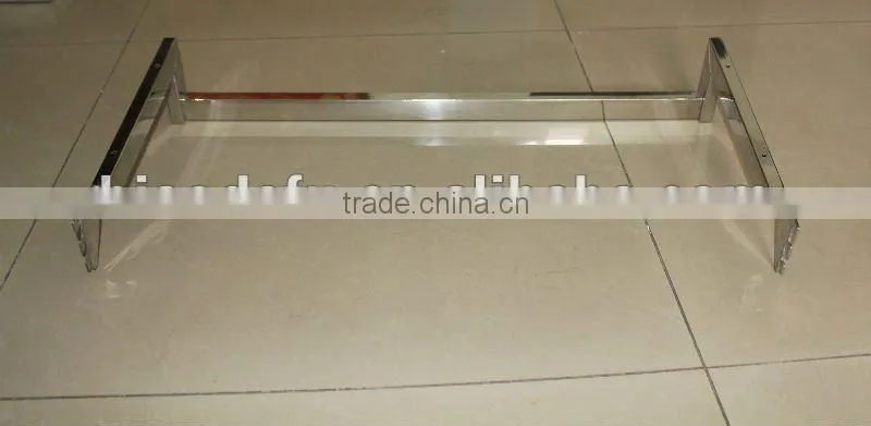 Steel u hang rail garment hanging rails