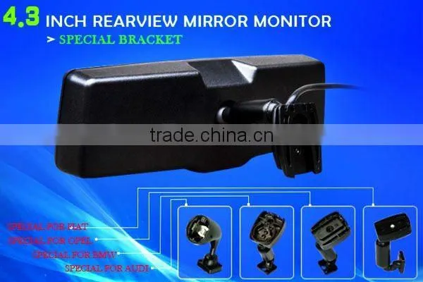 car tft lcd monitor with parking sensor, back-up camera