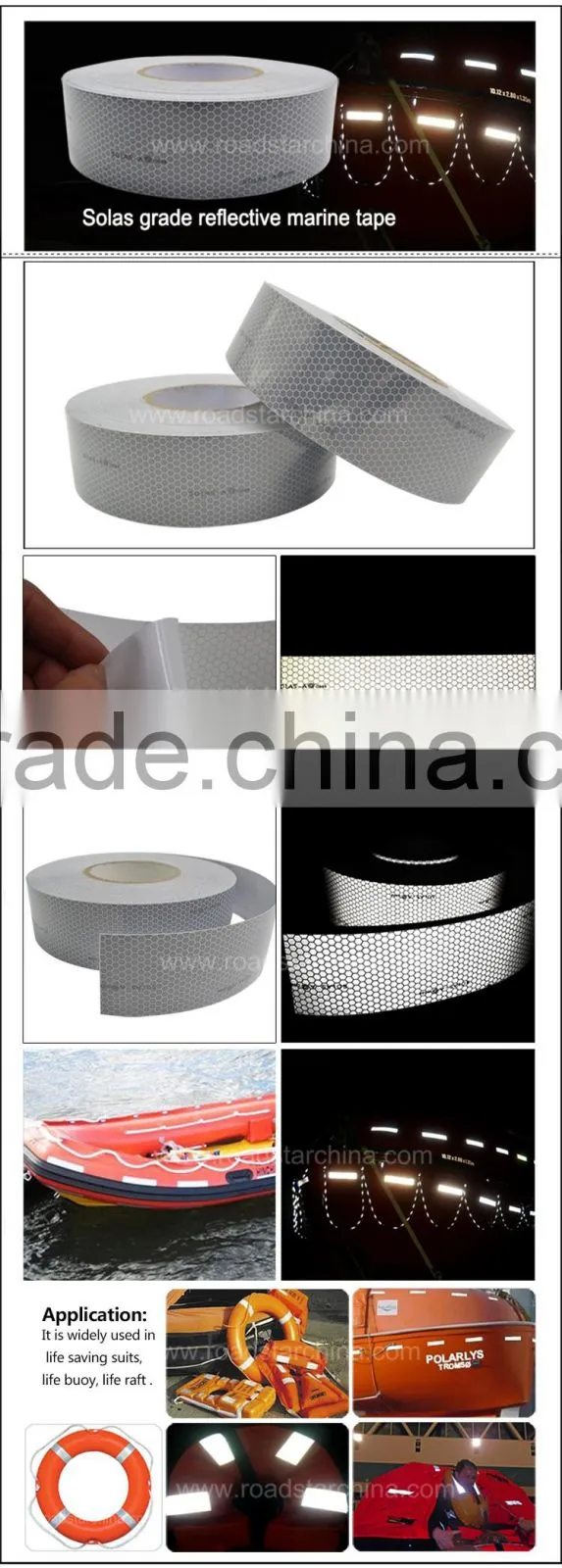 Durable solas reflective self adhesive paper