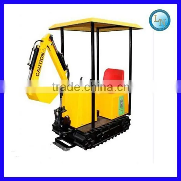 Lino 1.5KW outdoor amusement park equipment kids ride mini digger rides mini excavator for sale