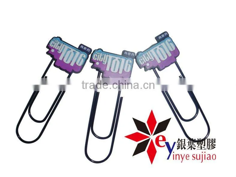 soft pvc bookmark with shoes