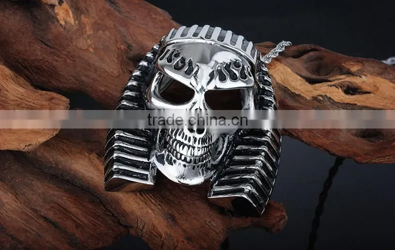 New fashion arrival China casting skull egyptian pendant