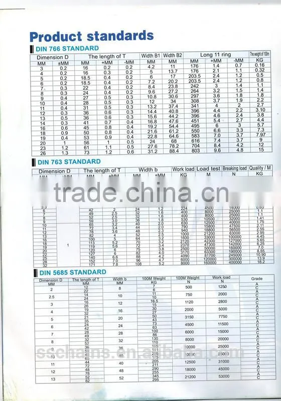 marine hardware chain tested chain marine chain
