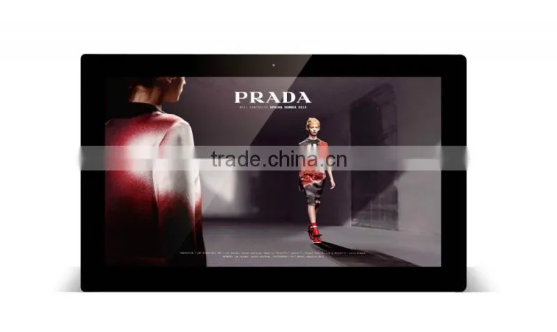 Android digital signage,18.5 inch All-In-One computer monitor support keyboard & mouse for commercial advertising display