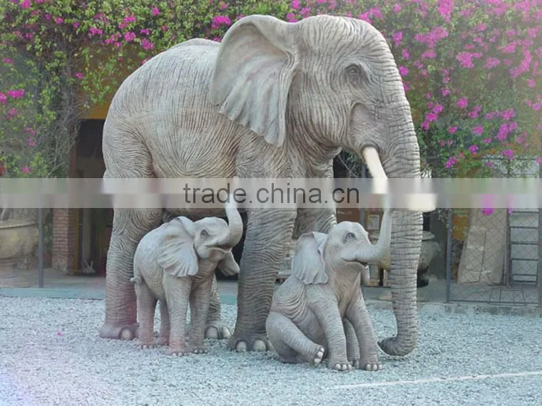 High Simulation animatronic animal model elephant