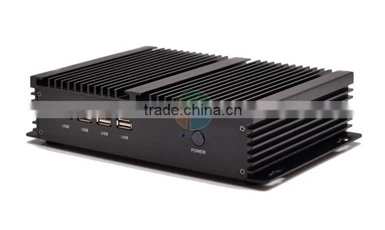Industrail grade fanless IPC PC Computer with Intel i5 processor 2 COM 4 USB3.0 1G RAM 16G SSD