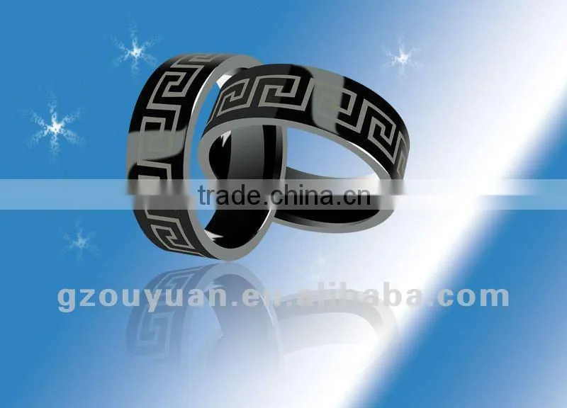 fashion wedding bands laser engraved rings, fashion jewelry, titanium ring jewelry